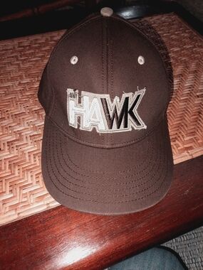 Tony Hawk Brown Baseball Cap with Embroidered HAWK Logo